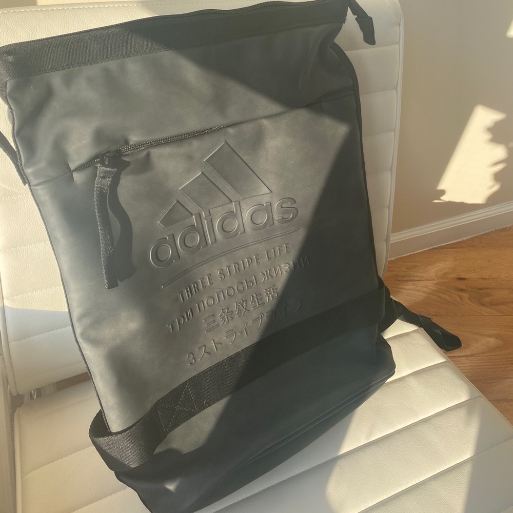 Black addidas backpack